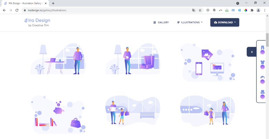 5 situs ilustrasi gratis: iradesign.io
